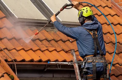 Démoussage et hydrofuge de toiture à Vesly